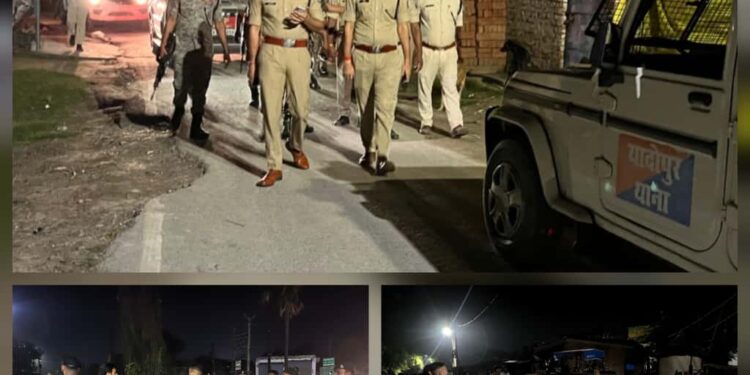 गोपालगंज :- नगर थाना के सहदुल्लाहपुर गांव के पास हुई घटना को लेकर एसपी अवधेश दीक्षित एवं सदर एसडीपीओ प्रांजल ने घटनास्थल का किया निरीक्षण