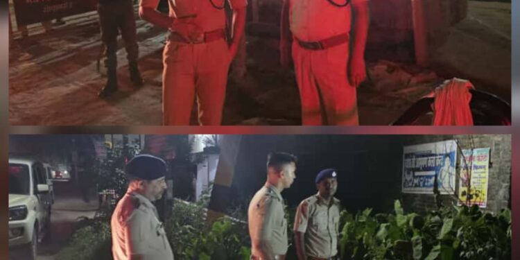 गोपालगंज :- एसपी अवधेश दीक्षित ने विधानसभा चुनाव 2025 की तैयारी के मद्देनज़र कटेया थाना क्षेत्र अंतर्गत पकहा एवं भागीपट्टी चेकपोस्ट का किया निरीक्षण