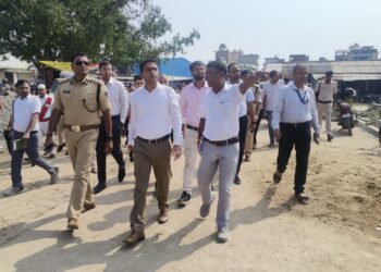 बिहार विधानसभा आम निर्वाचन 2025 के मद्देनज़र मतगणना केंद्रों एवं स्ट्रांग रूम का निरीक्षण