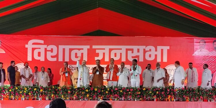 बिहार प्रदेश में राजद शासन काल में राज्य का नहीं बल्कि लालू परिवार का विकास हुआ -अमित शाह केंद्रीय गृहमंत्री