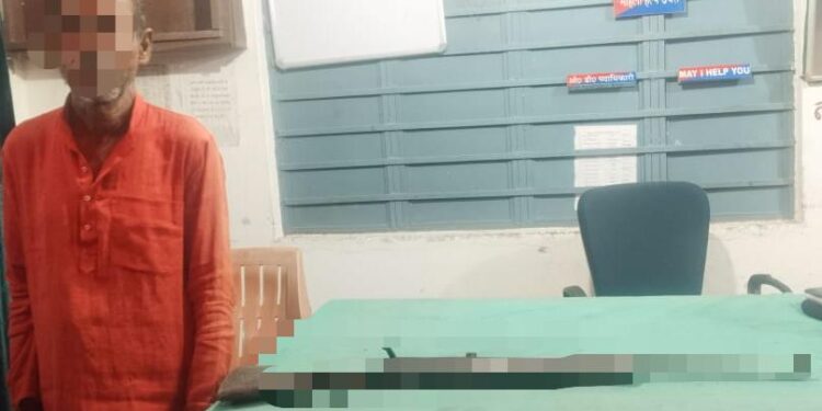 पानापुर थानान्तर्गत देशी राईफल के साथ 01 अभियुक्त को किया गया गिरफ्तार ।