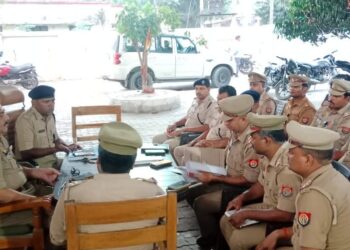 गोपालगंज जिला के अनुमंडल पुलिस पदाधिकारी, हथुआ के द्वारा किया गया बॉर्डर मीटिंग