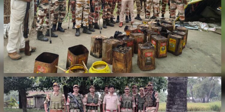 गोपालगंज :- विधानसभा चुनाव 2025 को लेकर शराब माफियाओं पर पुलिस का शिकंजा