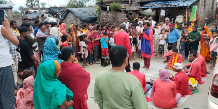 कला जत्था ने नुक्कड़ नाटक से मतदताओं को किया जागरूक