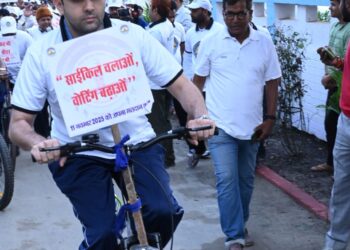 मतदाता जागरूकता अभियान के तहत साइकिल रैली का किया गया आयोजन |