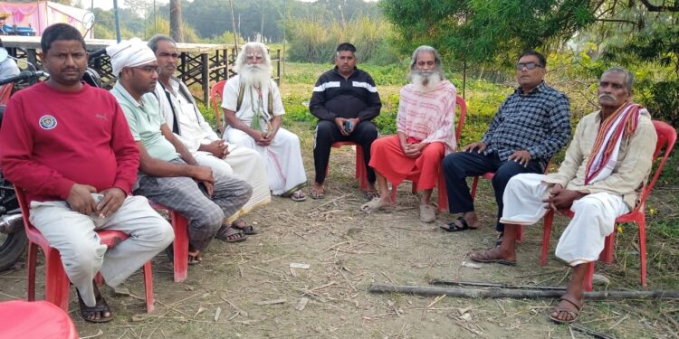 नवलपुर गांव में आयोजित शतचंडी महायज्ञ के तैयारी अंतिम चरण में