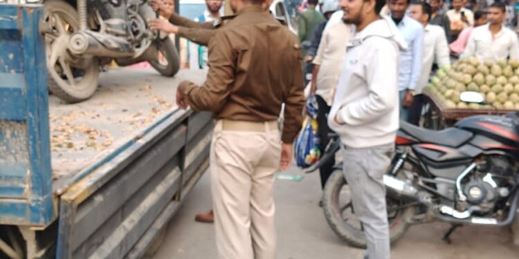 यातायात नियमों के उल्लंघन पर सारण पुलिस की सख्त कार्रवाई