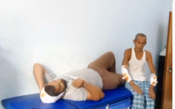 जमीनी विवाद में जमकर चले लाठी डंडे दो लोग हुए बुरी तरह घायल
