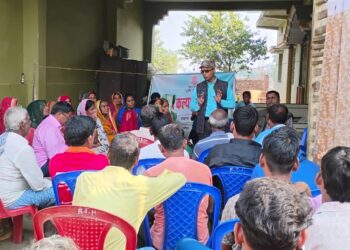 कृषि जन कल्याण चौपाल में किसानों को खेती करने का तरीका बताया गया