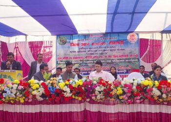 सीतामढ़ी जिला में मखाना की खेती को बढ़ावा देने के लिए उदयनी निदेशालय कृषि विभाग के सहयोग से जिला उद्यान कार्यालय सीतामढ़ी के द्वारा आज दो दिवसीय मखाना प्रशिक्षण सा परिभ्रमण कार्यक्रम का आयोजन