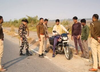 गोपालगंज पुलिस की दिवा गस्ती: अपराधियों पर अंकुश