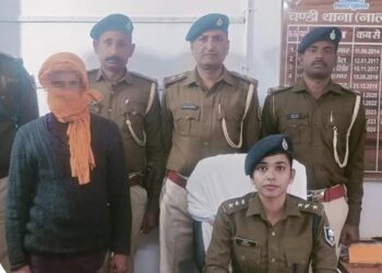 नालंदा जिले में पारिवारिक विवाद में भाई पर की फायरिंग:आरोपी को पुलिस ने पटना से 12 घंटे के अंदर किया अरेस्ट, 65 हजार रुपए का झगड़ा था