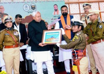 बिहार पुलिस अकादमी में दीक्षांत परेड समारोह, 1218 प्रशिक्षु पुलिस अवर निरीक्षकों ने ली शपथ