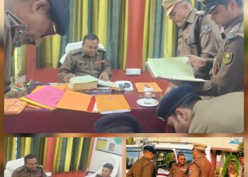 सारण क्षेत्र (छपरा) के पुलिस उप-महानिरीक्षक नीलेश कुमार ने पुलिस केंद्र गोपालगंज का किया वार्षिक निरीक्षण।