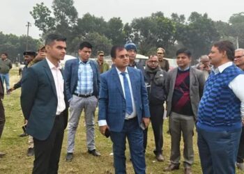 अहिल्या गौतम महोत्सव की तैयारियों हेतु जिलाधिकारी ने किए भौतिक निरीक्षण