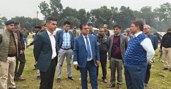 अहिल्या गौतम महोत्सव की तैयारियों हेतु जिलाधिकारी ने किए भौतिक निरीक्षण