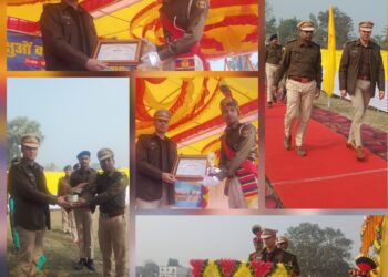 होमगार्ड के नवप्रशिक्षित जवानों की पासिंग आउट परेड संपन्न, एसपी ने दिलाई सेवा की शपथ।