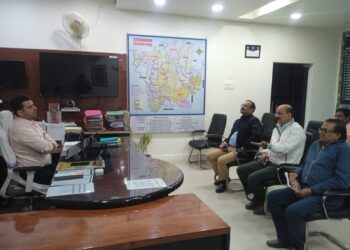 सीतामढ़ी मेडिकल कॉलेज के निर्माण कार्य की प्रगति की समीक्षा।