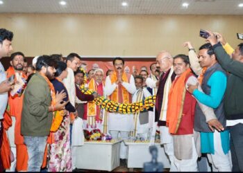 गयाजी में भाजपा कार्यकर्ताओं का सम्मान समारोह, प्रदेश अध्यक्ष संजय सरावगी ने भरा जोश