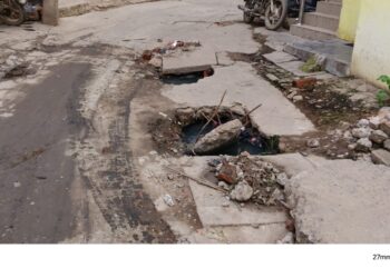 जानलेवा बने नाले! कटेया नगर पंचायत के विकास दावों की खुली पोल