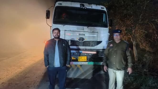 अमलोर खंड संख्या आठ में बड़ी कार्यवाही, 23 ओवरलोड ट्रक किए गए सीज