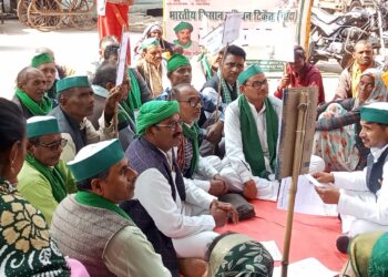 भारत अमेरिका डील पर किसान यूनियन ने सौंपा ज्ञापन।