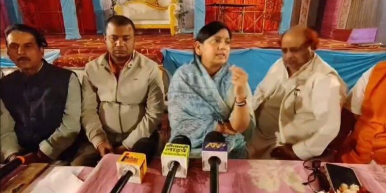 सांसद लवली आनंद की प्रेस वार्ता, बैरगनिया अस्पताल भूमि पर दलाली के आरोपों पर तीखी प्रतिक्रिया