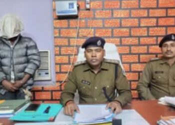 भोरे पुलिस की बड़ी कार्रवाई: तीन शातिर अपराधी गिरफ्तार, देसी कट्टा-कारतूस व मोबाइल बरामद