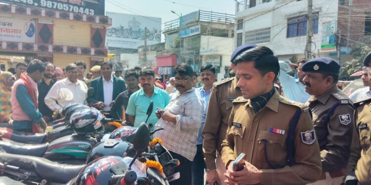 9 चोरी की बाइक बरामद, असली मालिकों के चेहरे पर लौटी मुस्कान