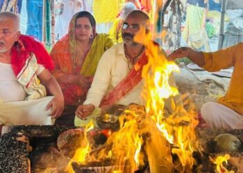 प्रखंड प्रमुख बनीं सीताराम महायज्ञ की यजमान, सवा करोड़ आहुतियों का है लक्ष्य