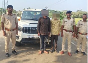 उड़ीसा से लूटी गई स्कॉर्पियो बरामद, 2 आरोपी गिरफ्तार