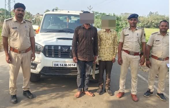 उड़ीसा से लूटी गई स्कॉर्पियो बरामद, 2 आरोपी गिरफ्तार