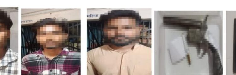 गोपालगंज पुलिस की बड़ी कामयाबी: जेल से छूटे अपराधी के पास से अवैध कट्टा बरामद, 3 आरोपी गिरफ्तार