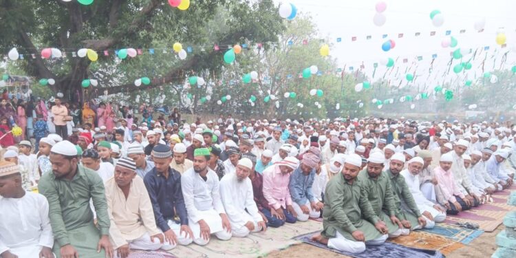 विजयीपुर में ईद का जश्न: शांति, सद्भाव और भाईचारे की मिसाल