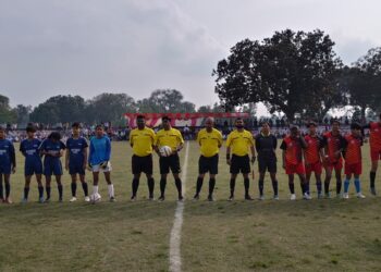 महिला फुटबॉल मैच में सीवान ने पश्चिमी चम्पारण को 5-2 से हराया