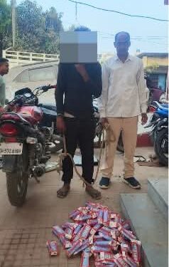 23 लीटर देसी शराब बरामद, एक तस्कर गिरफ्तार