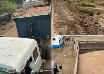 गुरगवा में अवैध खनन का खेल, ओटीपी के बिना हो रही ओवरलोडिंग