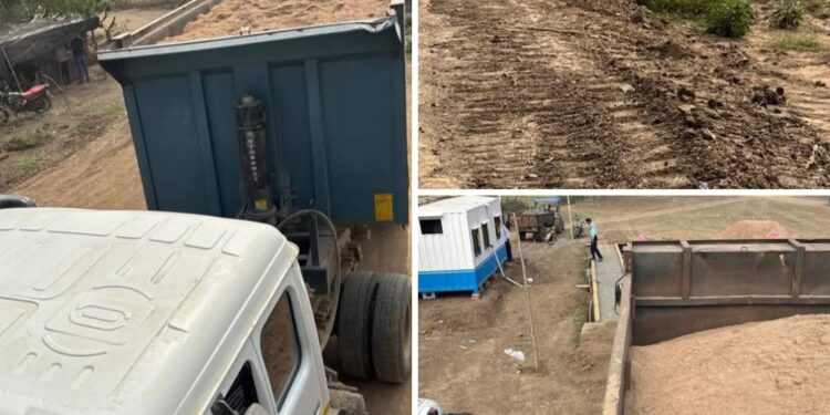 गुरगवा में अवैध खनन का खेल, ओटीपी के बिना हो रही ओवरलोडिंग