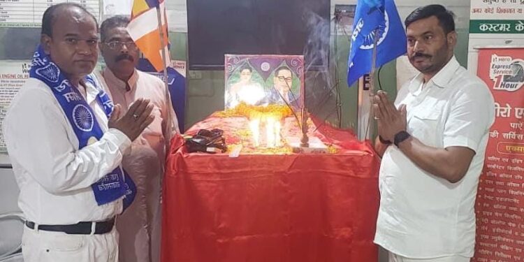 नौतन में धूमधाम से मनी डॉ भीमराव अम्बेडकर की जयंती