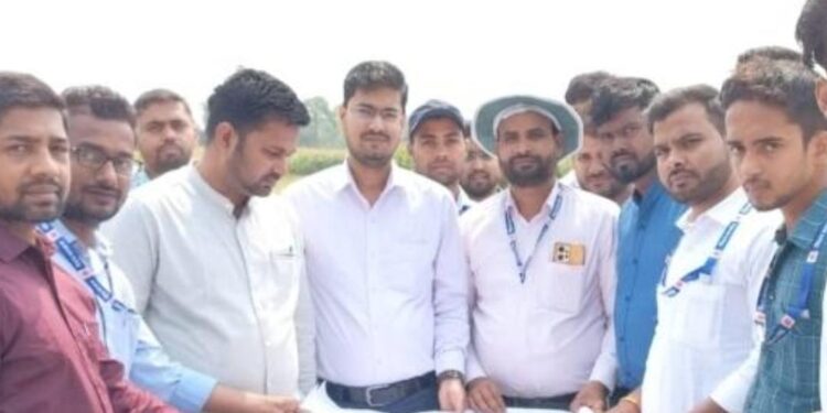 भोरे अंचल में सर्वे कार्य तेज, 172 मौजों में से 80 मौजा का त्रिसीमाना & सीमा सत्यापन का कार्य पूर्ण