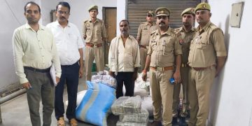 अवैध नकली गुटखा बनाने वाला अमित गिरफ्तार 2 लाख की निर्माण सामग्री व अवैध गुटखा बरामद