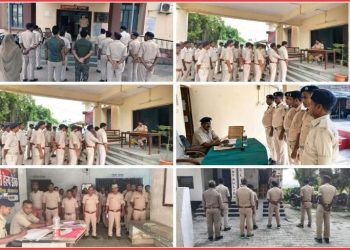 गोपालगंज में पुलिस मुस्तैद: सुरक्षा और शांति व्यवस्था को मजबूत करने के लिए थानों में ‘चौकीदारी परेड’ का आयोजन।