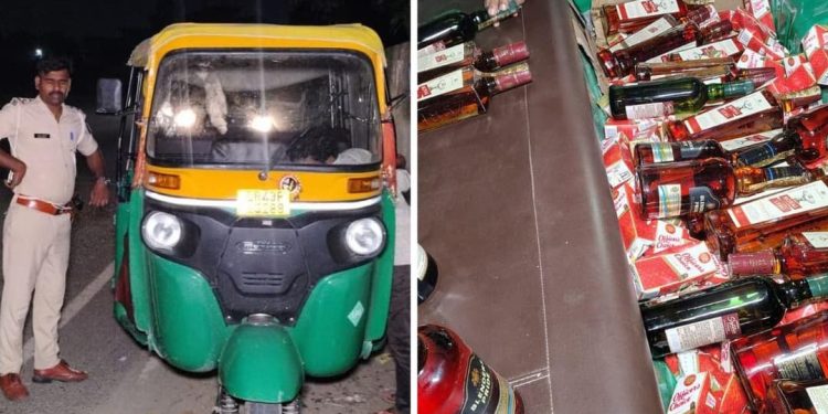 बंगाल से लाई जा रही ब्रांडेड शराब की खेप जब्त, टेंपू से बरामद विदेशी शराब के साथ चार गिरफ्तार