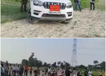 वैशाली में पुलिस-एसटीएफ की अपराधियों से मुठभेड़, पैर में गोली लगने के बाद अमन साहनी गिरफ्तार, साथी भी घायल