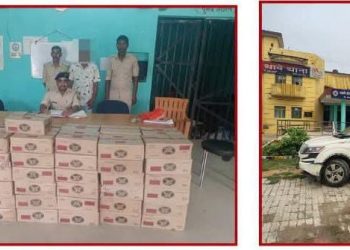 657 लीटर देसी शराब के साथ तस्कर गिरफ्तार, पुलिस ने XUV भी की जब्त
