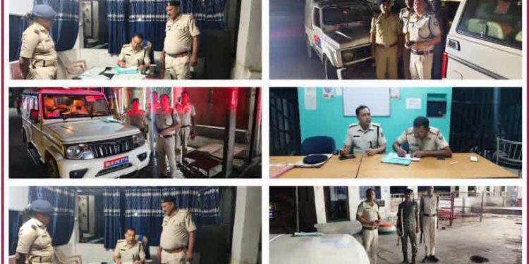 सुपर पेट्रोलिंग अभियान की समीक्षा: पुलिस अधीक्षक के निर्देश पर देर रात थानों और गश्ती व्यवस्था का हुआ निरीक्षण।