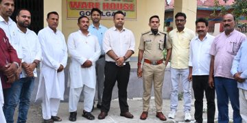 राजनीतिक दलों के प्रतिनिधियों की मौजूदगी में हुआ मासिक निरीक्षण, सुरक्षा मानकों के शत-प्रतिशत पालन के दिए निर्देश।