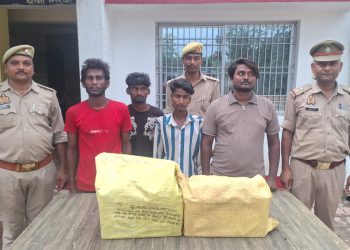 24 घंटे में बैट्री चोरी गिरोह का खुलासा, चार आरोपी गिरफ्तार