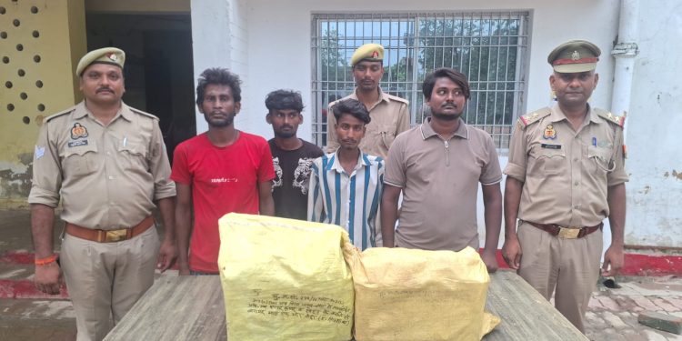 24 घंटे में बैट्री चोरी गिरोह का खुलासा, चार आरोपी गिरफ्तार