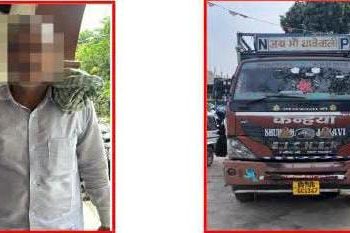 मीरगंज में पुलिस की बड़ी कार्रवाई: ट्रक से 1327.72 लीटर विदेशी शराब बरामद, एक गिरफ्तार